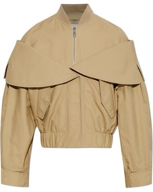 Ganni Cotton Jacket - Natural