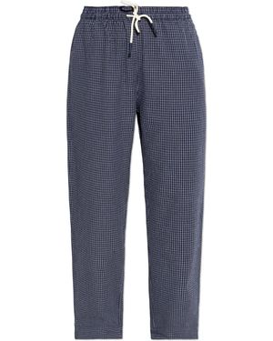 Rethinkit Studios Plaid Patterned Pants - Blue