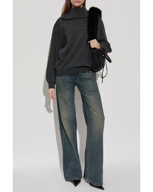 Balenciaga Sweater With Pockets - Gray