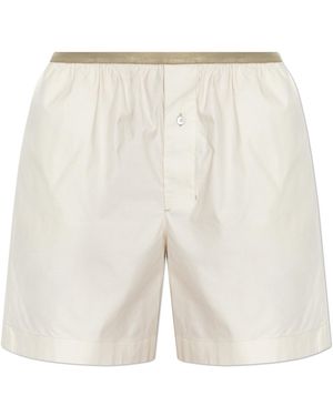 Lemaire Cotton Shorts - White