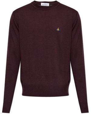 Vivienne Westwood Wool Jumper 'Alex' - Purple