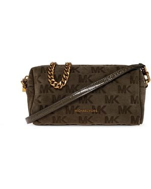 MICHAEL Michael Kors Leather Crossbody Bag 'Bryant' - Brown