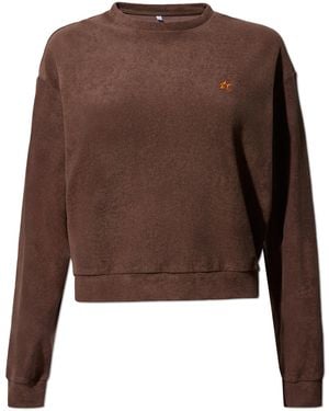 Perfect Moment Cotton Terry Sweatshirt - Brown