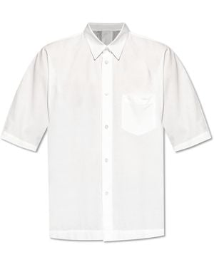 Homme Plissé Issey Miyake Shirt With Pocket - White