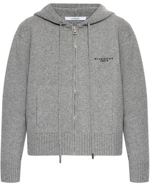 Givenchy Wool Hoodie - Grey