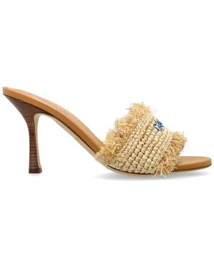 DSquared² Heeled Flip-Flops 'Summer Lovers' Capsule - Natural