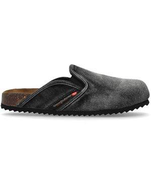 DIESEL Denim Slides D-Woodstock - Black