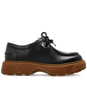 McQueen Leather Shoes - Black