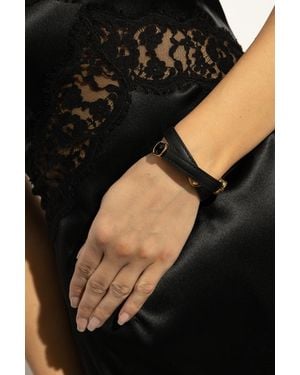Dolce & Gabbana Leather Bracelet - Black