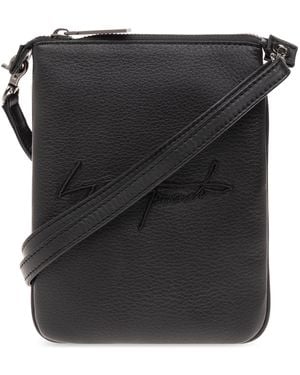 discord Yohji Yamamoto Shoulder Bag With Logo - Black