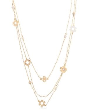Tory Burch Necklace With Pendants - White