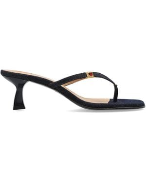 NODALETO Heeled Mules - Blue