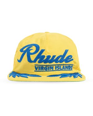 Rhude Baseball Cap - Yellow