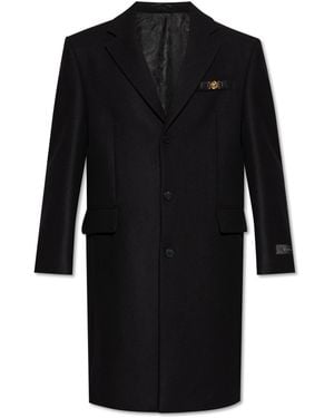 Versace Wool Coat - Black