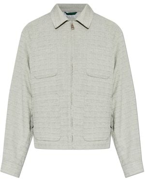 Lacoste Jacket With Pockets - Grey