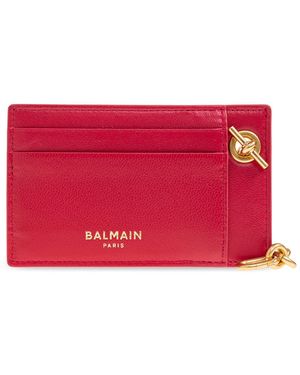 Balmain Card Holder - Red