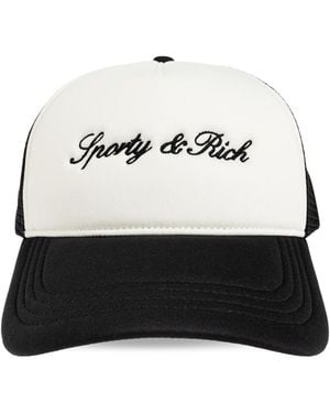 Sporty & Rich Baseball Cap From The "Rich Girl Drop" Collection - White