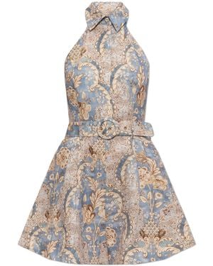 Zimmermann Sleeveless Linen Jumpsuit - White