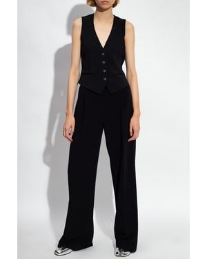 MICHAEL Michael Kors Pleat-Front Pants - Black