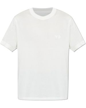 Y-3 T-Shirt With Logo - White
