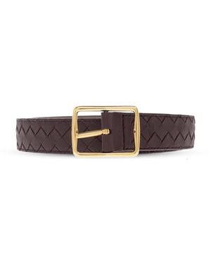 Bottega Veneta Leather Belt - Purple