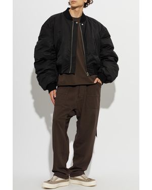 Rick Owens Quilted Bomber Jacket - Black