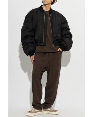 Rick Owens Wide-Leg Pants - Black