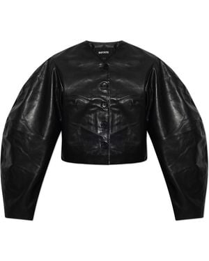 ROTATE BIRGER CHRISTENSEN Leather Jacket - Black