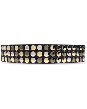IRO Leather Belt With Studs - Black