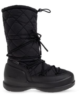 Moon Boot 'Mezzaluna Quilted' Snow Boots - Black