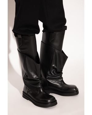 The Attico Platform Boots 'New Robin Passeggiata' - Black