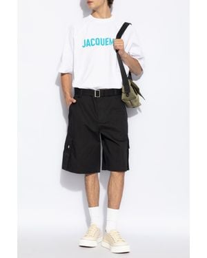 Jacquemus Shorts With Pockets - Black