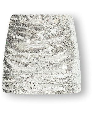 Herskind ‘Boss’ Sequin Skirt - White