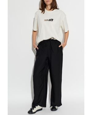 Y-3 Loose-Fit Pants - White