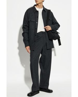 Jil Sander Wool Pants - Black