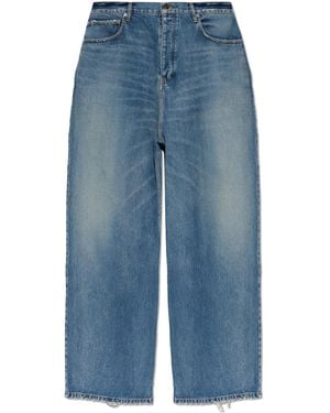 Balenciaga Wide-Leg Jeans - Blue