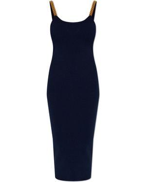 MICHAEL Michael Kors Ribbed Spaghetti Strap Dress - Blue
