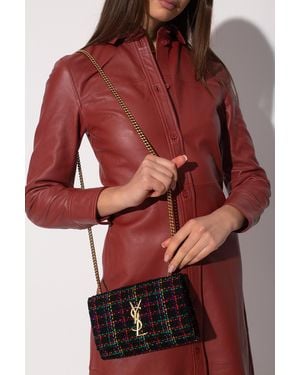 Saint Laurent 'Kate Small' Shoulder Bag - Red