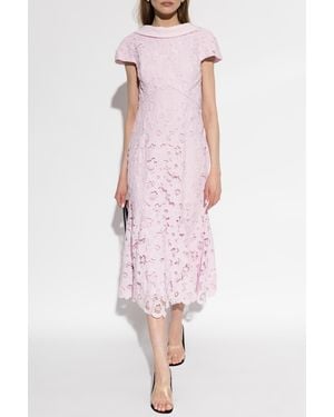 Self-Portrait Lace Dress - Pink