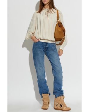 Isabel Marant Silk Top 'Dovane' - Blue
