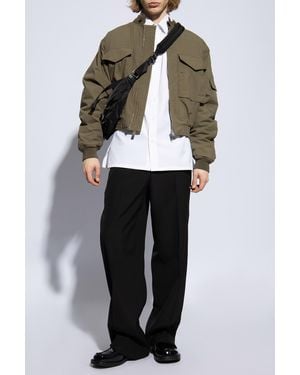 Givenchy Shirt With Embroidered Logo - Black