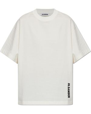 Jil Sander T-Shirt With Printed Logo - White