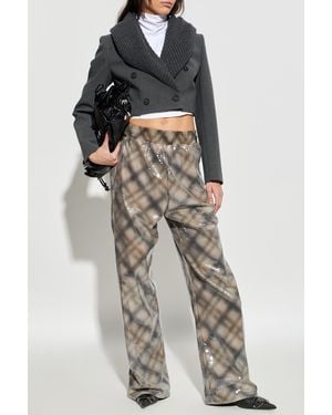 DIESEL Sequin Pants - Gray
