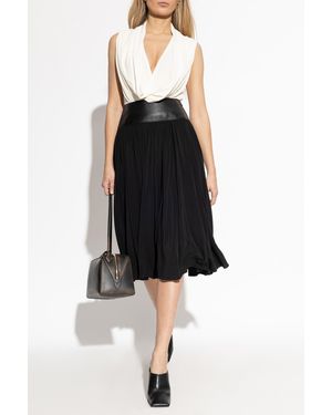 Alaïa Skirt With Leather Belt - Black