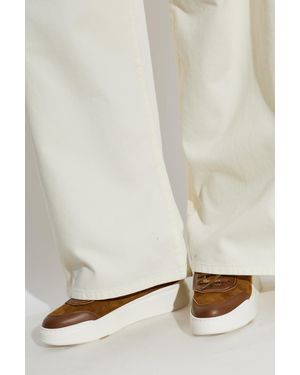 Max Mara Suede Sports Shoes - Brown
