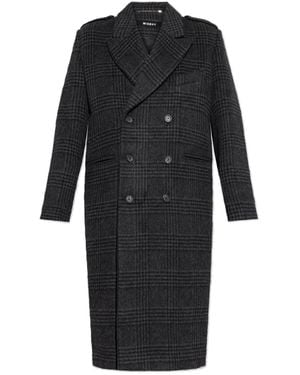 MISBHV Checked Coat - Black