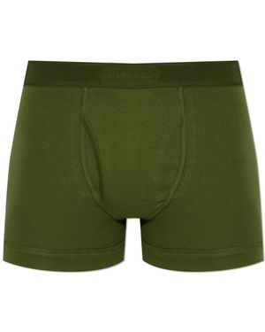 Tom Ford Boxers With Logo - Green