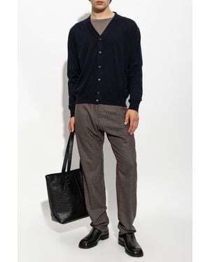 Paul & Shark Wool Cardigan - Black