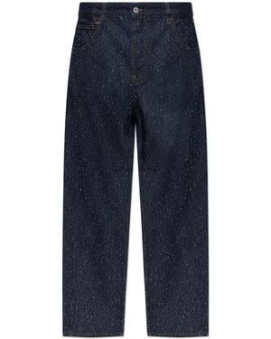 Jacquemus Jeans With 'Vintage' Effect - Blue