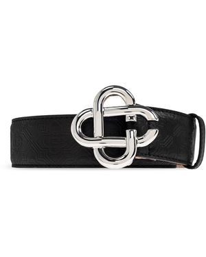 CASABLANCA Leather Belt - Black
